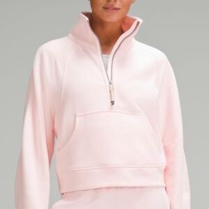 Lululemon - Scuba Oversized Funnel Neck Half Zip - XS/S - Strawberry Milkshake